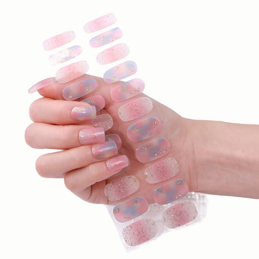 No Bake Gel Nail Strip - Cotton Candy